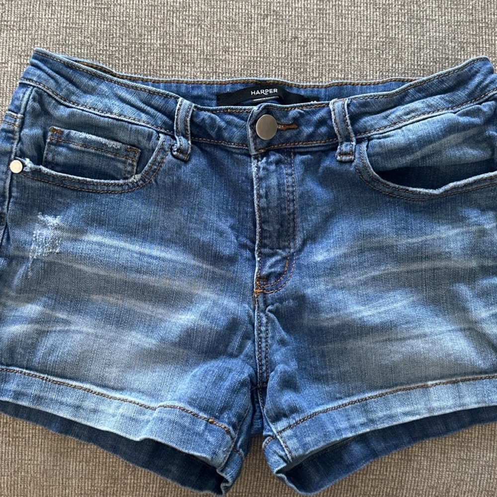Harper from Francesca’s Women's Classic Blue Jean Shorts